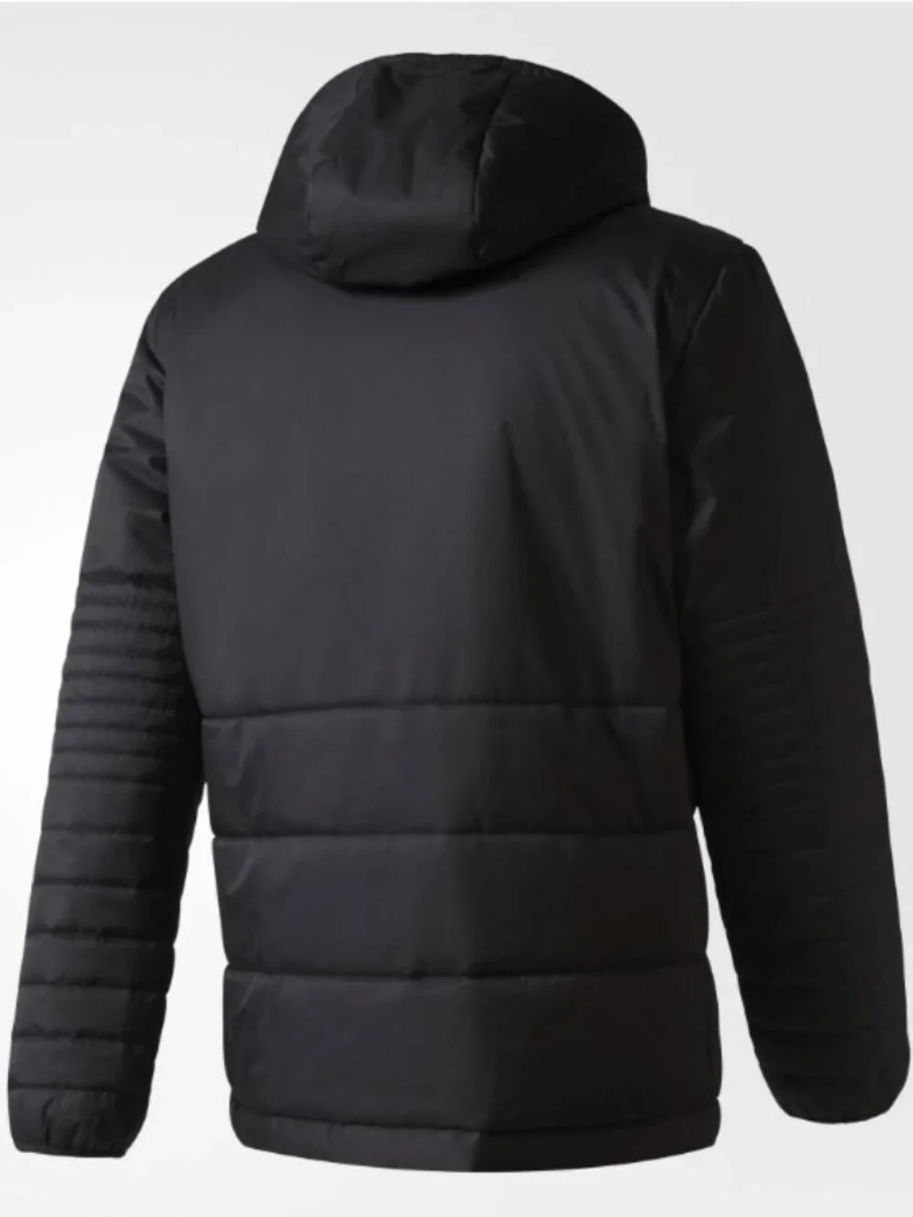 adidas Tiro 17 Mens XL Winter Insulated Jacket Soccer Bench Puffer Coat Black